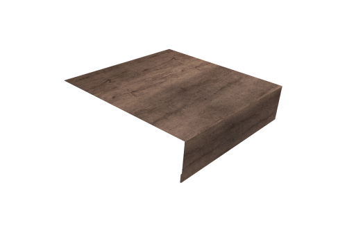 Планка околооконная простая 200х50 Grand Line 0,45 Print Premium Almond Wood Fresh (3м)