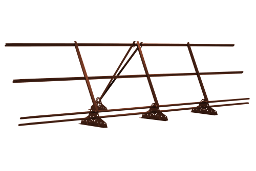 Ограждение кровельное со снегозадержателем Grand Line 0,9х3м RAL 8004