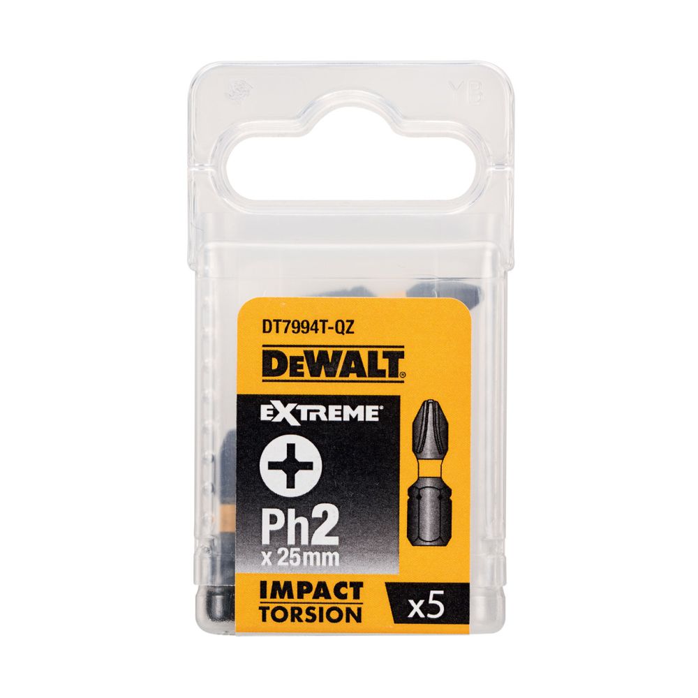 Биты ударные IMPACT Torsion Ph2, 25 мм (5 шт)