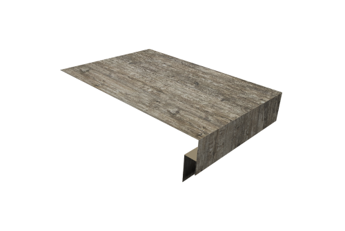 Планка околооконная сложная 250х50х18 (j-фаска) Grand Line 0,45 Print Elite Nordic Wood TwinColor (3м)