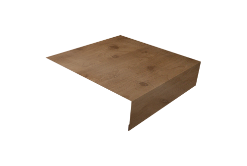 Планка околооконная простая 200х75 Grand Line 0,45 Print Premium Pine Wood Fresh (2м)