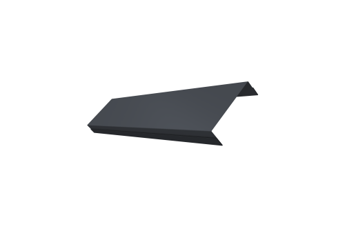 Ламель обратная 100 забора жалюзи Texas Grand Line 0,5 Velur X RAL 7024 мокрый асфальт