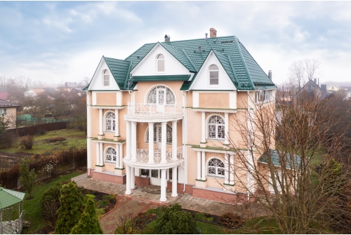 Металлочерепица "Квинта Уно" ("Kvinta Uno") 0,5 Satin Matt RAL 6005 зеленый мох