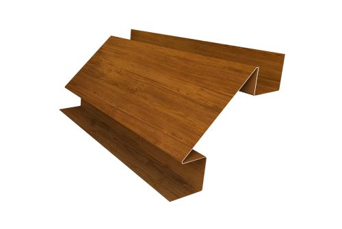 Планка угла внутреннего сложного Блок-Хаус new Grand Line 0,45 Print Elite Golden Wood TwinColor (3м)