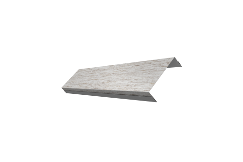 Ламель обратная 100 забора жалюзи Texas Grand Line 0,45 Print Elite Snow Wood TwinColor