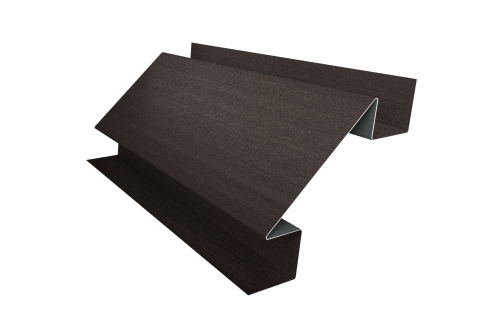 Планка угла внутреннего сложного Блок-Хаус new Grand Line 0,45 Print Elite Coffee Wood TwinColor (2м)