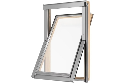 Окно мансардное RoofLITE+ AAY B1500 78х118 (двухкамерное, 12см, ручка снизу)