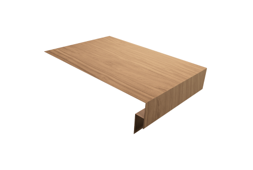 Планка околооконная сложная 250х50х12 (j-фаска) Grand Line 0,45 Print Elite Honey Wood TwinColor (3м)