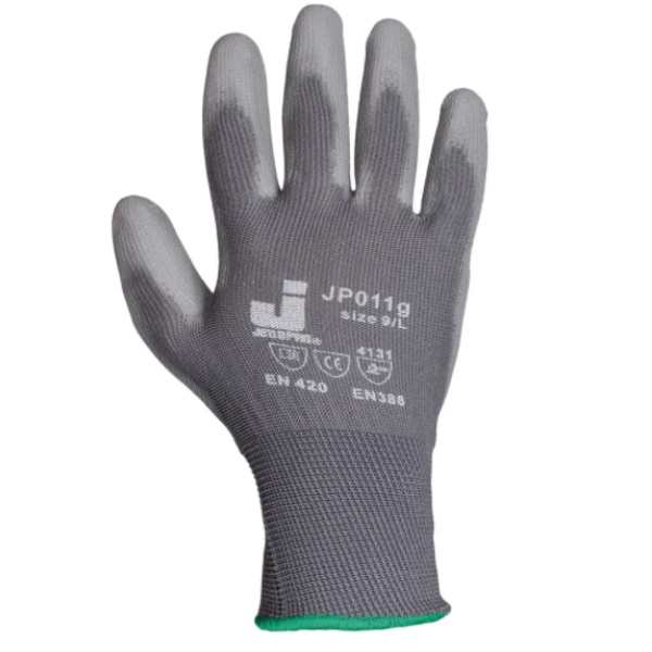 Перчатки c полиуретановым покрытием Jeta Safety 9/L