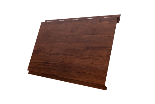 Софит металлический Вертикаль 0,2 classic Grand Line 0,45 Print Premium с пленкой Cherry Wood Fresh TwinColor