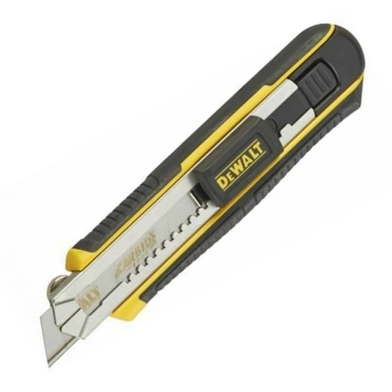 Нож с сегментированным лезвием DeWalt 18 мм (кассетный) +3 лезвия