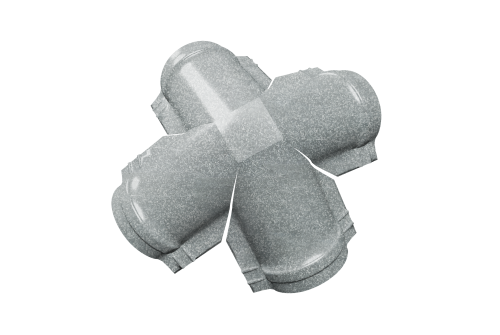 Четверник конька полукруглого Grand Line 0,45 Zn