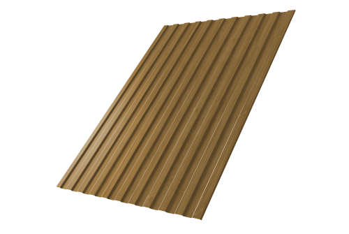 Профнастил С8A v01 Grand Line 0,45 Print Elite Honey Wood TwinColor