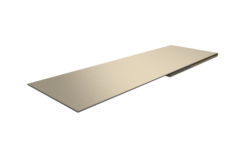 Планка финишная 48х25 Grand Line 0,45 Print Elite Milky Wood TwinColor (2м)