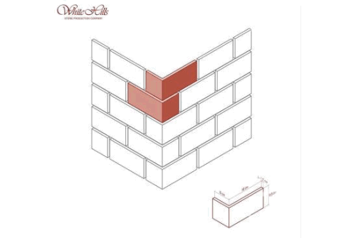 Угловой элемент White Hills Торре Бьянка 447-45 c расшивкой 1,2см