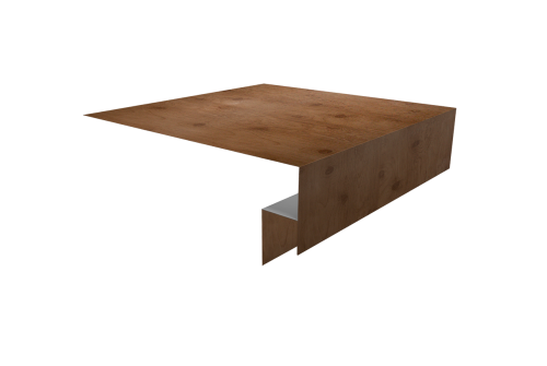 Планка околооконная сложная Экобрус Grand Line 250х50х25 0,45 Print Premium Pine Wood Fresh (3м)