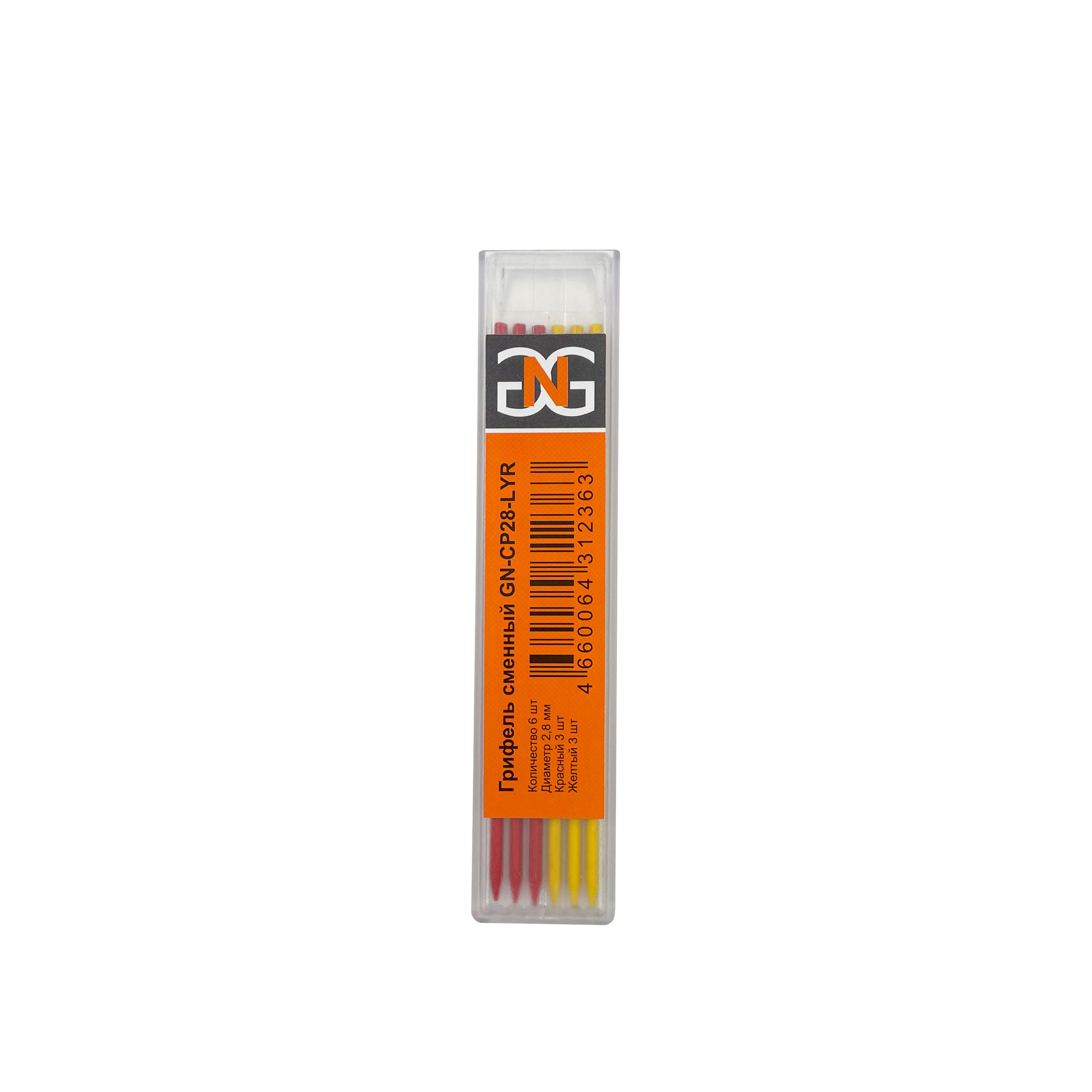 Грифели цетные для карандаша GNCP28 (6 шт)