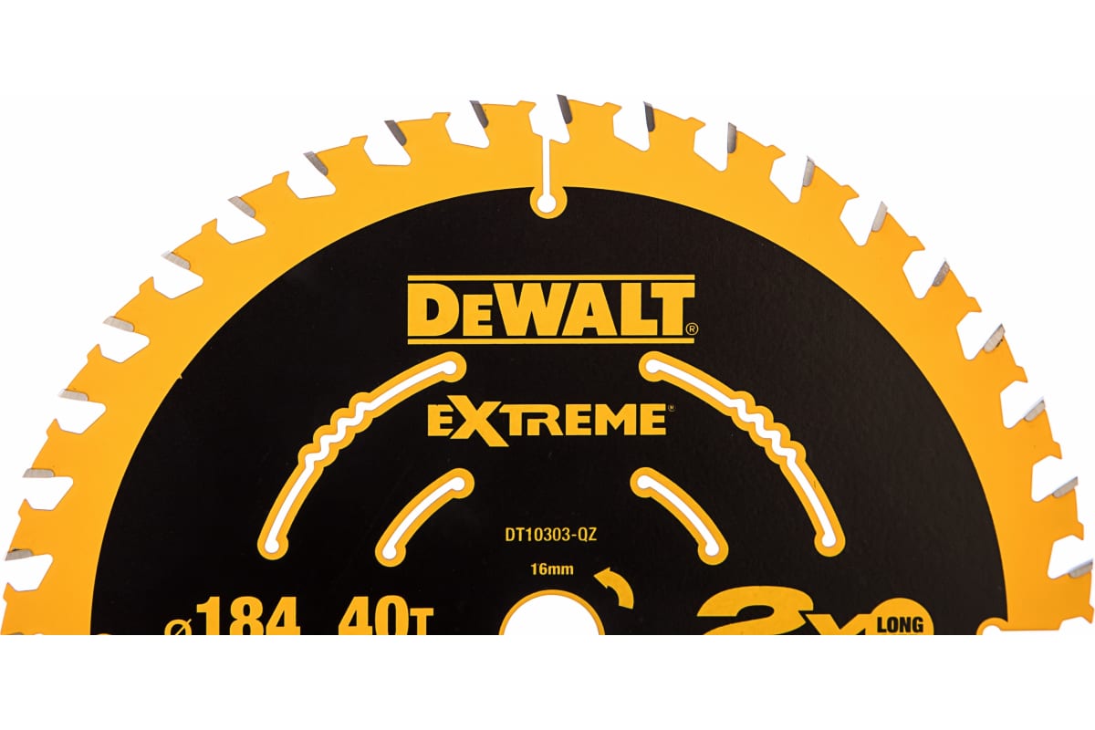 Диск пильный DeWalt EXTREME по дереву 184х16 40Z