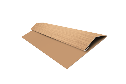 Планка стартово-финишная Экобрус Grand Line 0,45 Print Elite Honey Wood TwinColor (2м)