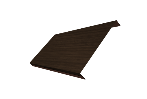 Ламель обратная 200 забора жалюзи Texas Grand Line 0,45 Print Elite Coffee Wood TwinColor