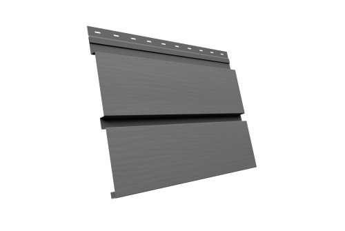 Квадро Брус 3D Grand Line 0,5 Satin с пленкой RAL 9006 бело-алюминиевый