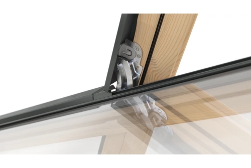 Окно мансардное RoofLITE+ AAY B1500 66х118 (двухкамерное, 12см, ручка снизу)