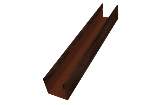 Стойка для забора жалюзи Milan Slim Grand Line 0,45 Print Elite Cherry Wood TwinColor (2,5м)