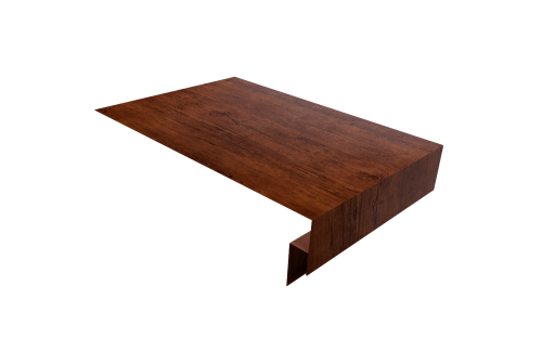 Планка околооконная сложная 250х50х12 (j-фаска) Grand Line 0,4 Print Premium Cherry Wood Fresh TwinColor (3м)