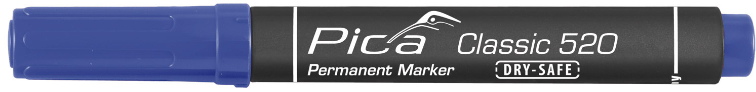 Маркер перманентный Dry-Safe Pica 520/41 синий