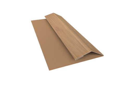 Планка финишная Блок-Хаус new Grand Line 0,45 Print Elite Honey Wood TwinColor (3м)