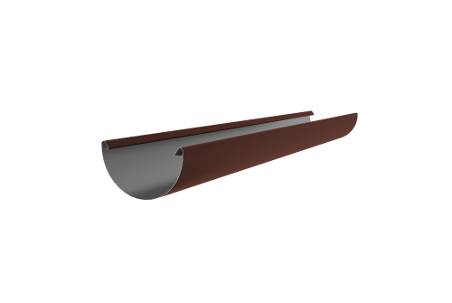 Желоб полукруглый Optima 185 мм 3м RAL 8017