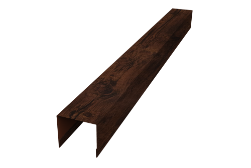 Стойка боковая крепежная для забора жалюзи Palermo Grand Line 0,45 Print Elite Cherry Wood TwinColor (1,8м)