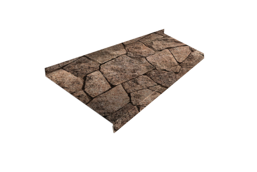 Отлив простой 200 Grand Line 0,45 Print Elite King Stone TwinColor (2м)
