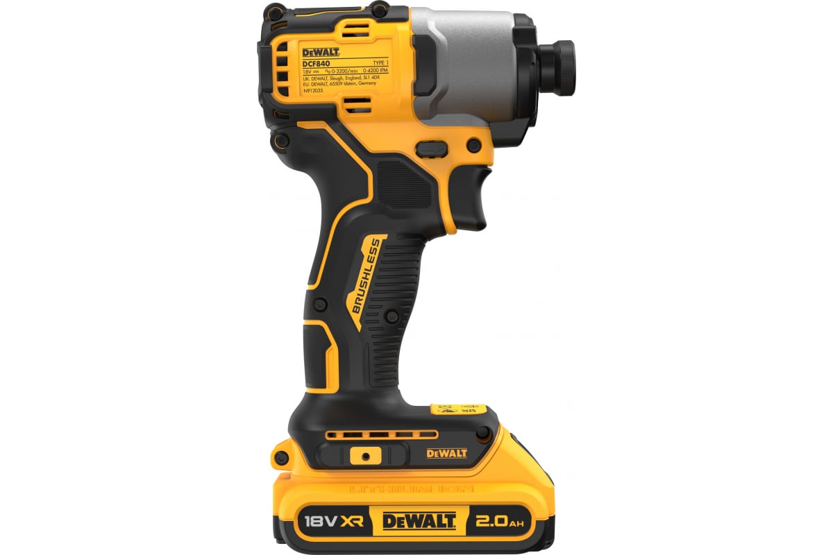 Аккумуляторный импульсный шуруповерт DeWalt DCF840NT
