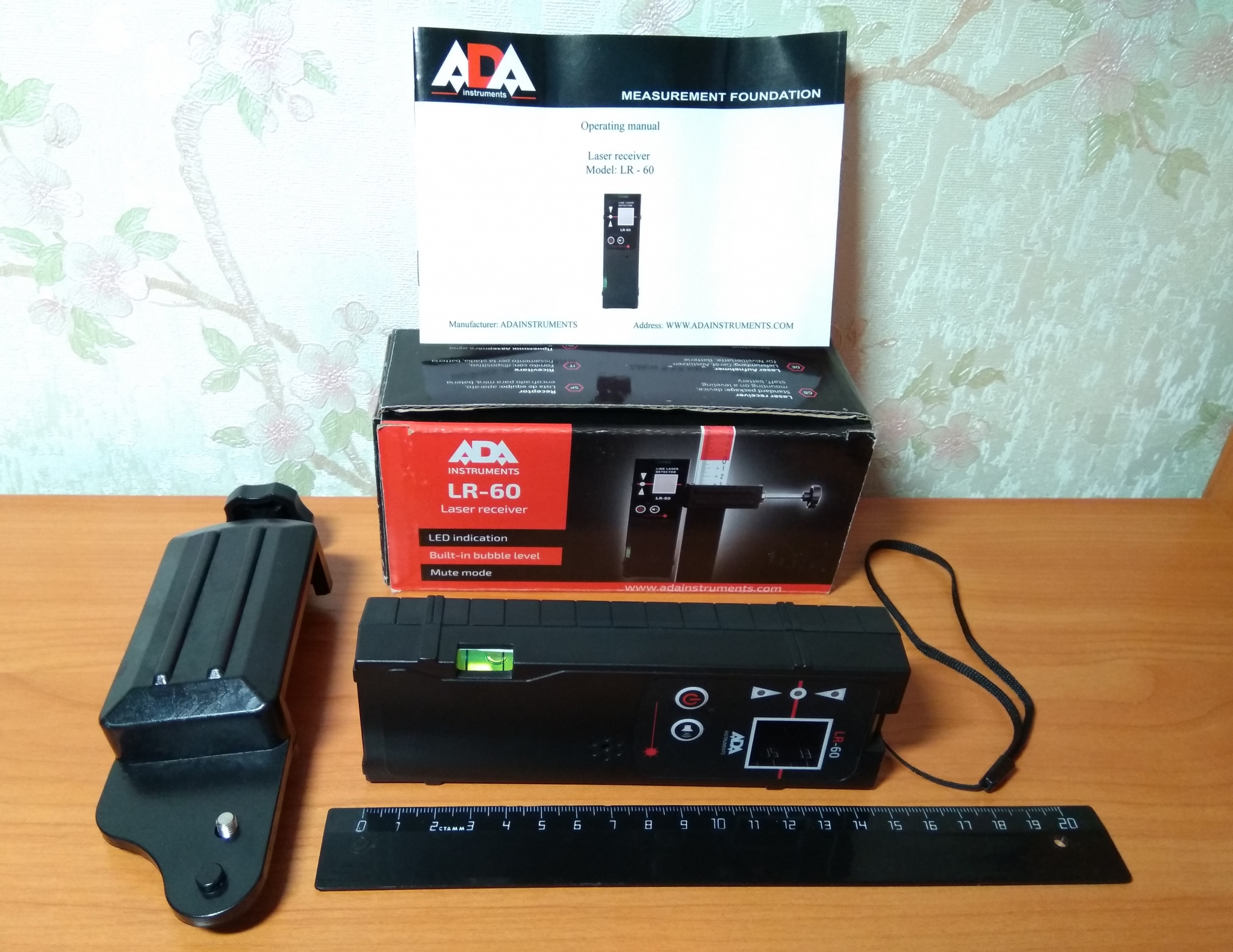 Приемник луча построителей плоскостей ADA LR-60 GREEN