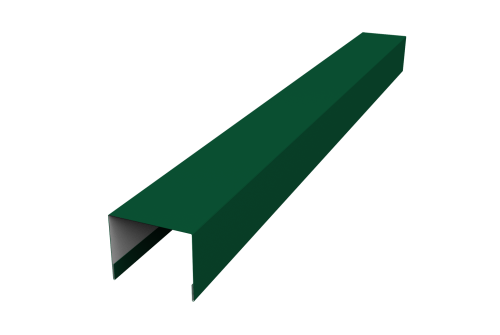 Крышка для забора жалюзи Palermo Grand Line 0,5 PE lite RAL 6005 зеленый мох (2,5м)