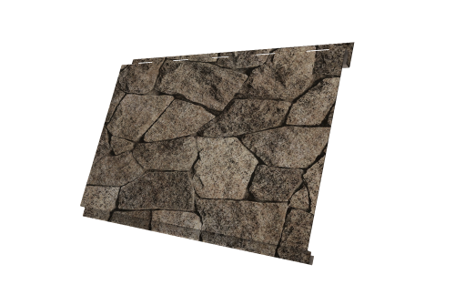 Софит металлический Вертикаль 0,2 classic Grand Line 0,45 Print Elite с пленкой King Stone TwinColor