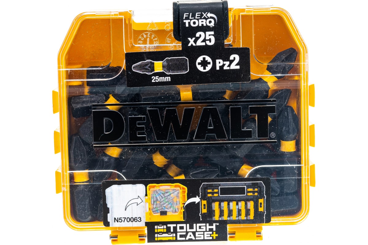 Набор бит DeWalt EXTREME FlexTorq PZ2 (25 шт)