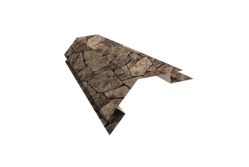 Угол внешний сложный 75х75 135 градусов Grand Line 0,45 Print Elite King Stone TwinColor (3м)
