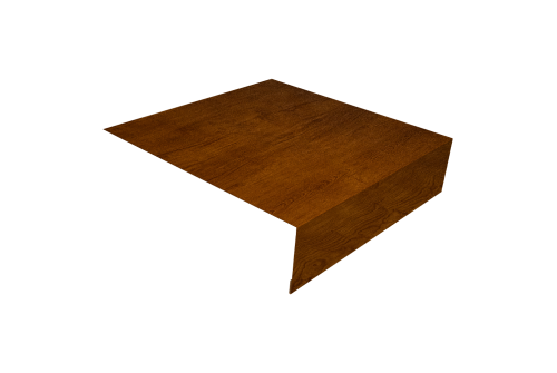 Планка околооконная простая 200х50 Grand Line 0,45 Print Premium Golden Wood Intense FTC (2м)