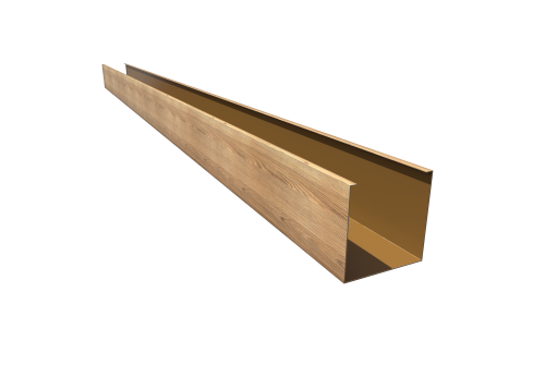 Кубообразная рейка GL Ш50/В50 Honey Wood Al 0,4 L=3м