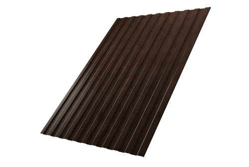 Профнастил С8A v02 Grand Line 0,45 Print Premium с пленкой Antique Wood TwinColor