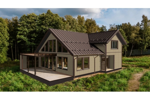 Кликфальц Pro Grand Line 0,5 Rooftop Бархат с пленкой на замках RAL 8017 шоколад