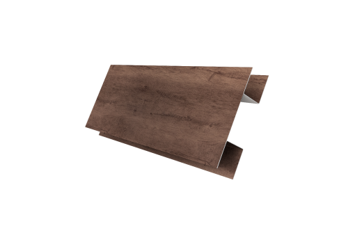 Планка H-образная Экобрус 0,45 Print Premium с пленкой Almond Wood Fresh (2м)