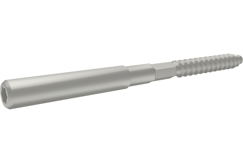 Шуруп-шпилька 8х160 Grand Line RAL 9002 серо-белый