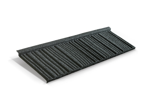 Лист композитной черепицы Metrotile WoodShake серый