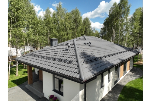 Воронка Дизайн 135 ПВХ Grand Line графит (RAL 7024)