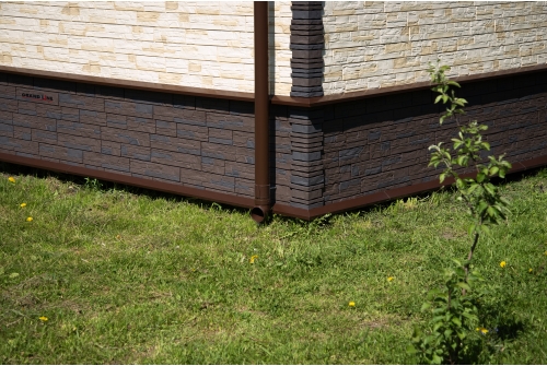 Фасадная панель Grand Line Сланец Design Plus орех