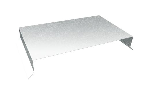 Парапетная крышка прямая 390мм Grand Line 0,7 Zn (2,5м)