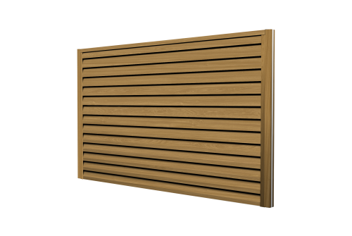 Ламель забора жалюзи Tokyo Grand Line 0,45 Print Elite Honey Wood TwinColor